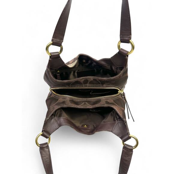 Coach Signature Optic Patchwork Hobo Bag - Picture 15 of 16